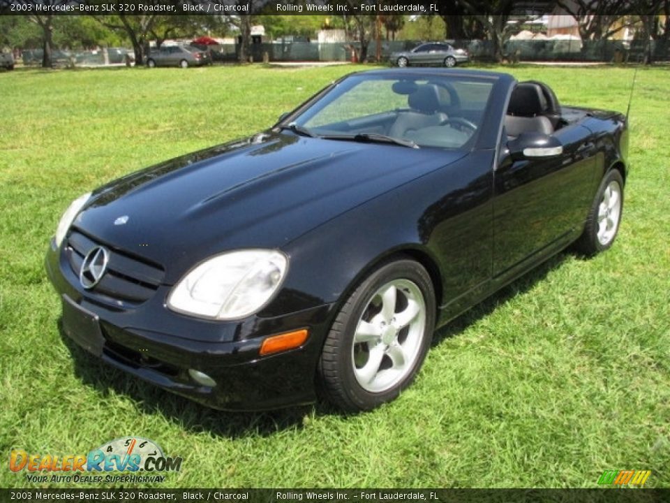 Front 3/4 View of 2003 Mercedes-Benz SLK 320 Roadster Photo #1