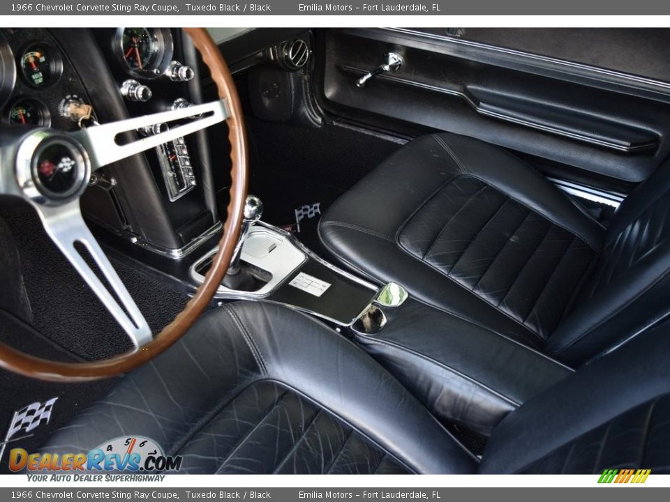 1966 Chevrolet Corvette Sting Ray Coupe Tuxedo Black / Black Photo #28