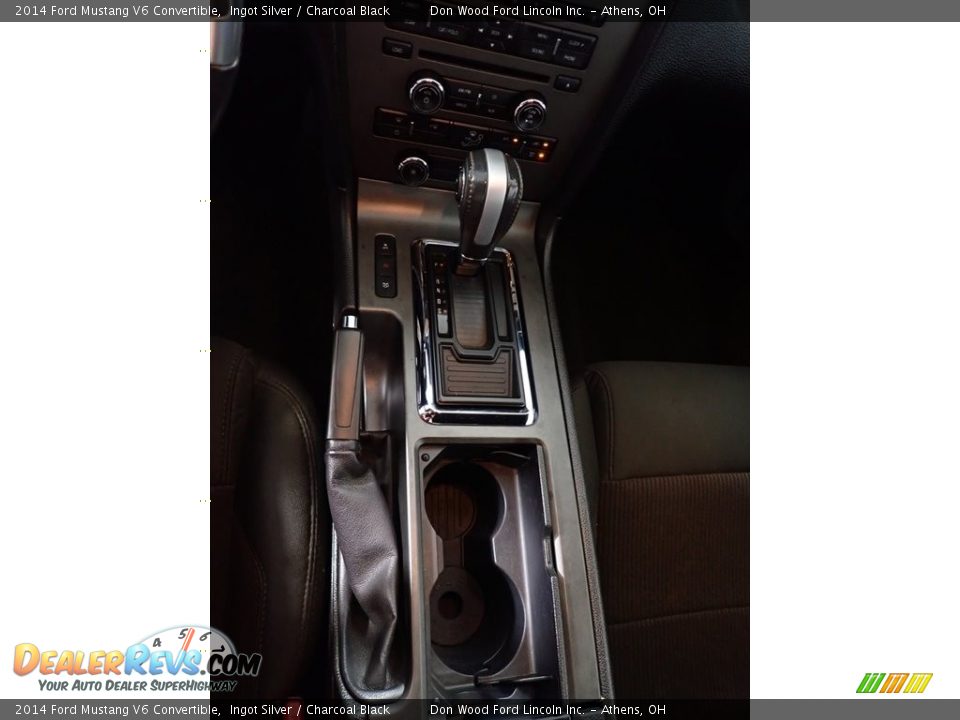 2014 Ford Mustang V6 Convertible Ingot Silver / Charcoal Black Photo #31