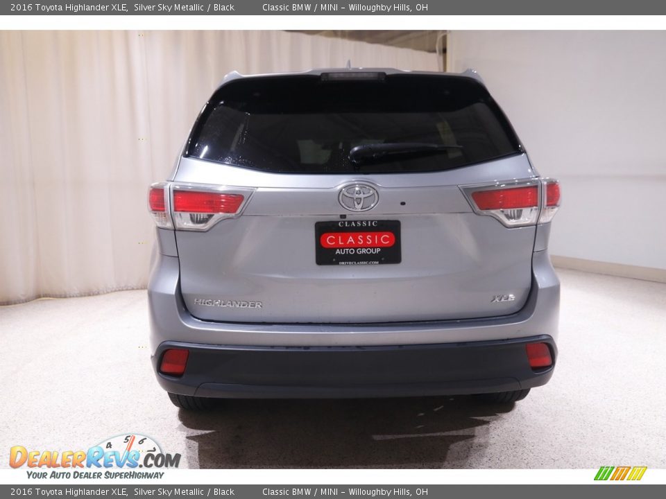 2016 Toyota Highlander XLE Silver Sky Metallic / Black Photo #20