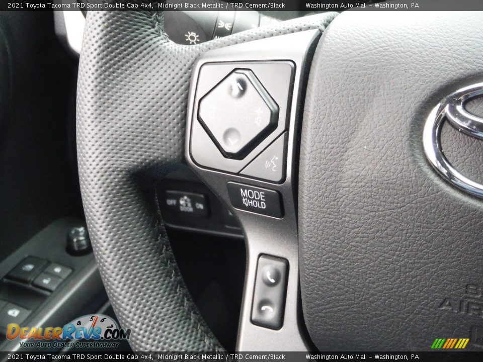 2021 Toyota Tacoma TRD Sport Double Cab 4x4 Steering Wheel Photo #10