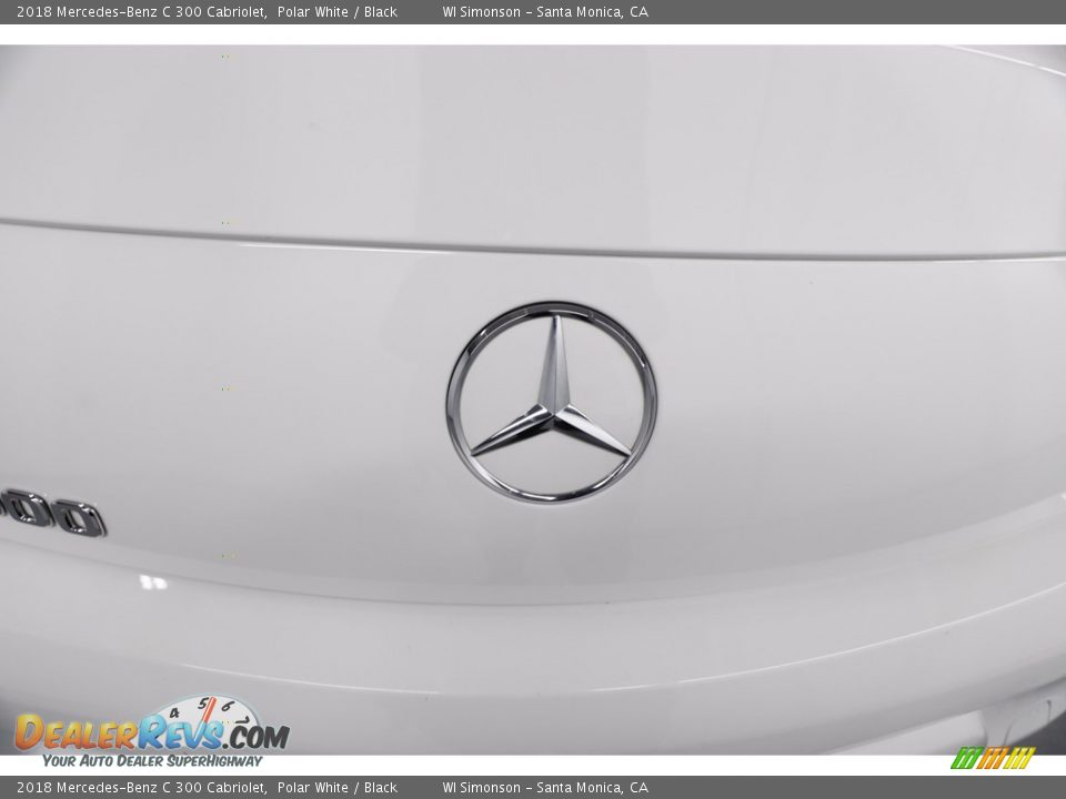 2018 Mercedes-Benz C 300 Cabriolet Polar White / Black Photo #11