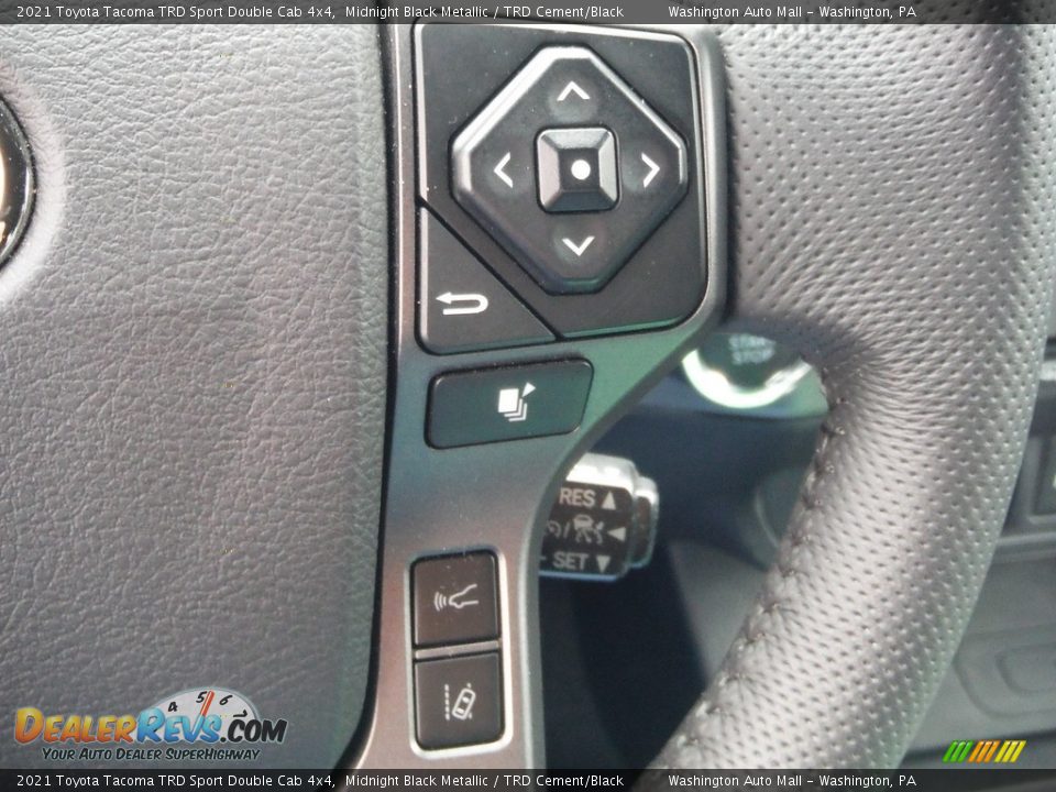 2021 Toyota Tacoma TRD Sport Double Cab 4x4 Steering Wheel Photo #11