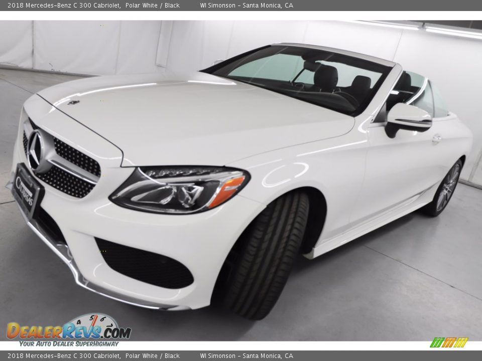 2018 Mercedes-Benz C 300 Cabriolet Polar White / Black Photo #15