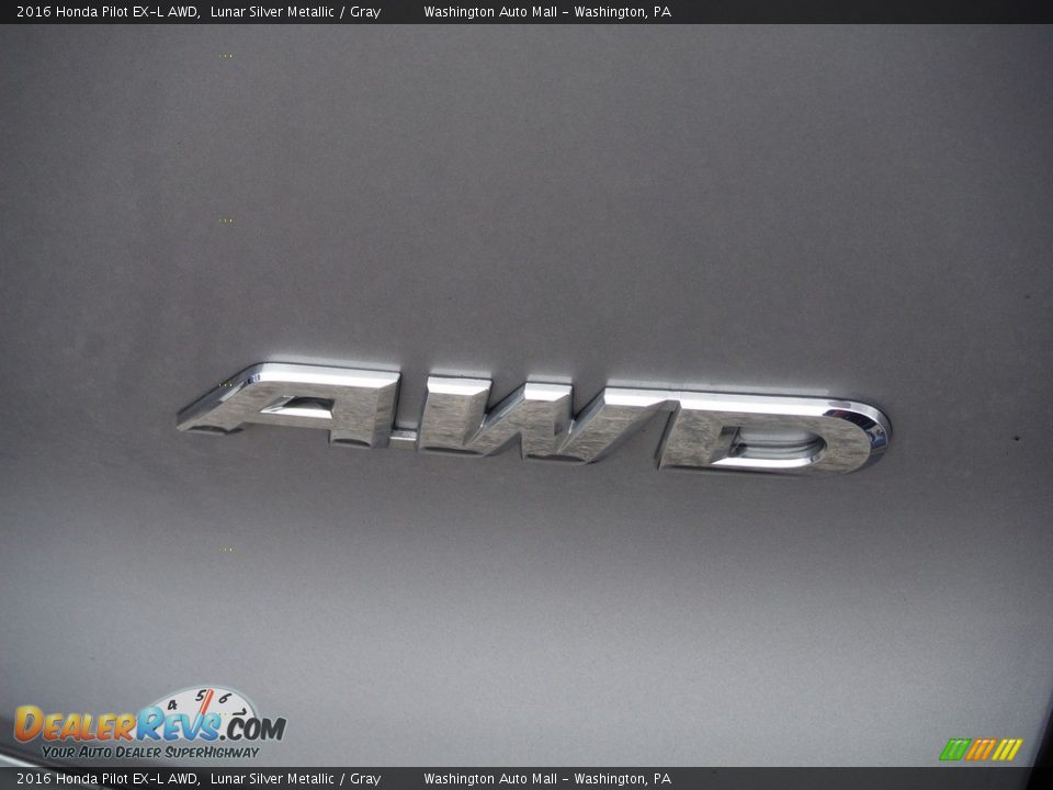 2016 Honda Pilot EX-L AWD Lunar Silver Metallic / Gray Photo #11