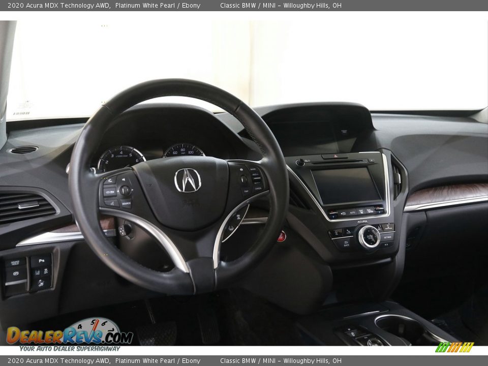 2020 Acura MDX Technology AWD Platinum White Pearl / Ebony Photo #6