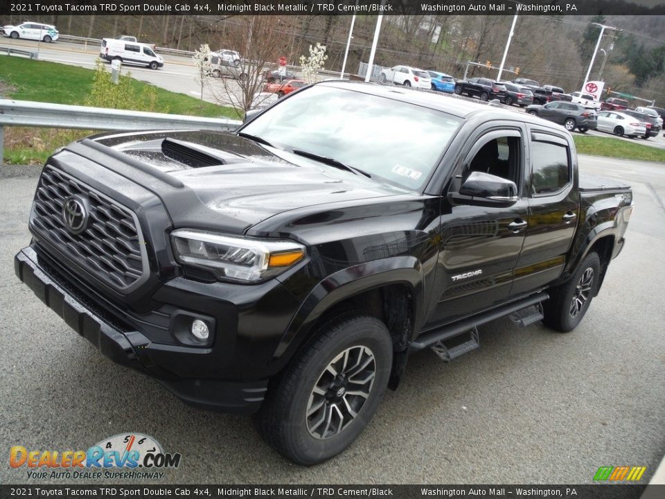 Midnight Black Metallic 2021 Toyota Tacoma TRD Sport Double Cab 4x4 Photo #15