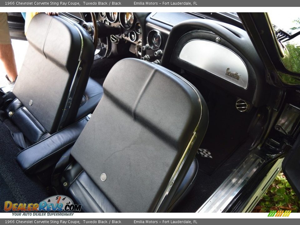 Rear Seat of 1966 Chevrolet Corvette Sting Ray Coupe Photo #54