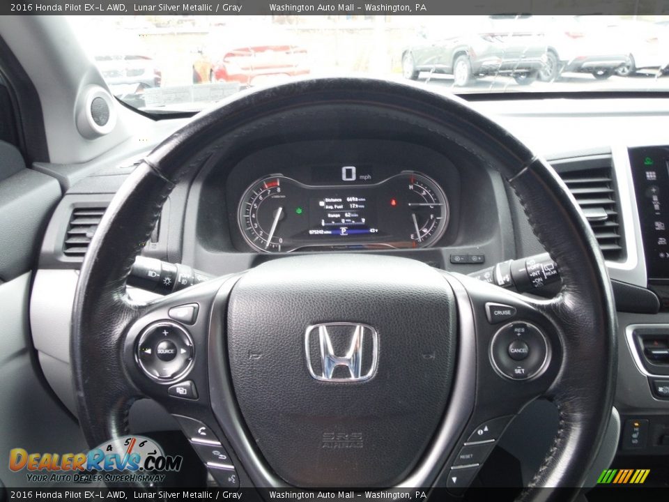 2016 Honda Pilot EX-L AWD Steering Wheel Photo #14