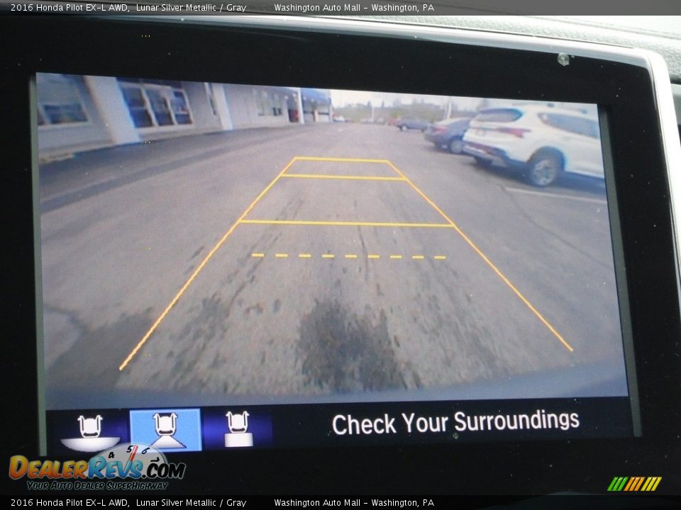 2016 Honda Pilot EX-L AWD Lunar Silver Metallic / Gray Photo #20
