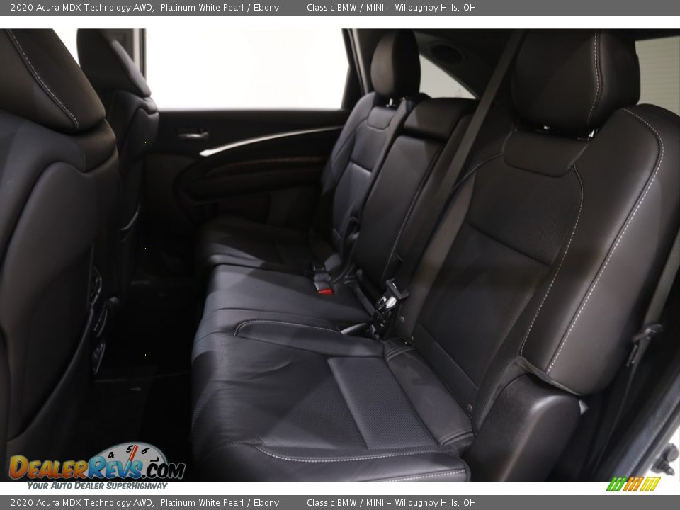 2020 Acura MDX Technology AWD Platinum White Pearl / Ebony Photo #18