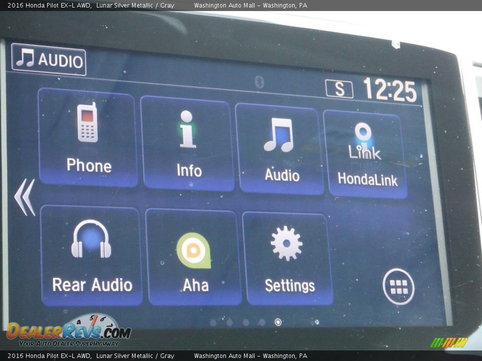 2016 Honda Pilot EX-L AWD Lunar Silver Metallic / Gray Photo #22