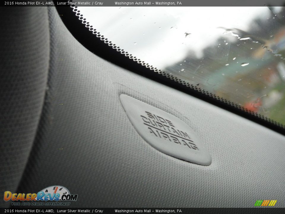 2016 Honda Pilot EX-L AWD Lunar Silver Metallic / Gray Photo #24