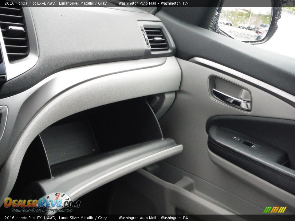2016 Honda Pilot EX-L AWD Lunar Silver Metallic / Gray Photo #26