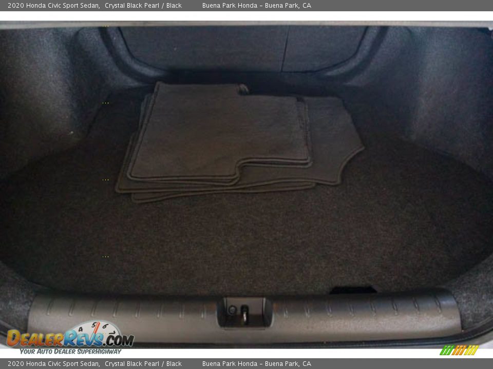 2020 Honda Civic Sport Sedan Crystal Black Pearl / Black Photo #20