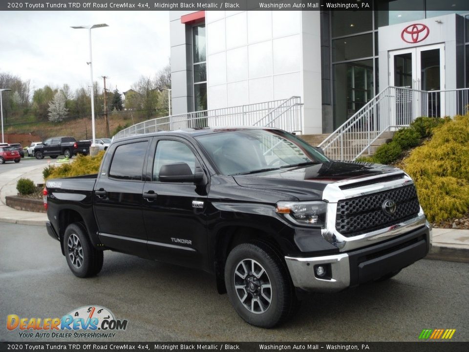 2020 Toyota Tundra TRD Off Road CrewMax 4x4 Midnight Black Metallic / Black Photo #1