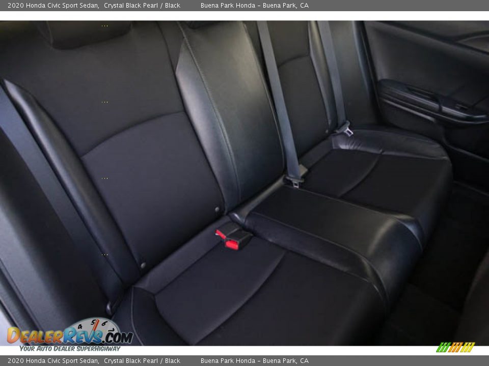 2020 Honda Civic Sport Sedan Crystal Black Pearl / Black Photo #22