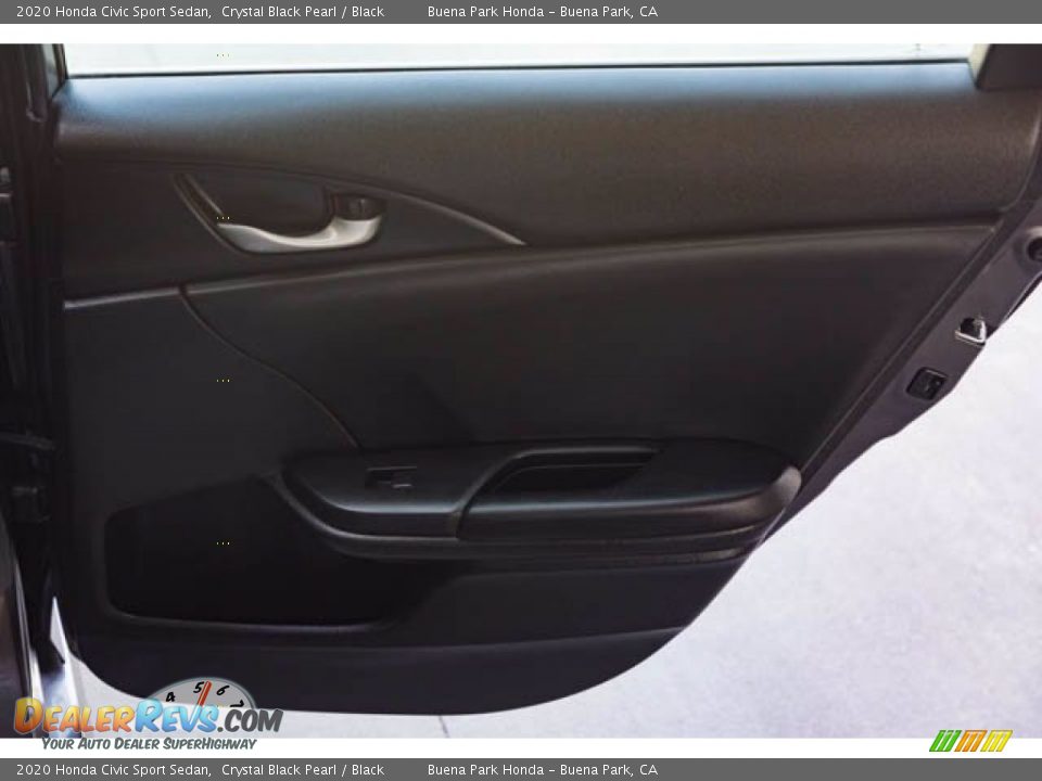 2020 Honda Civic Sport Sedan Crystal Black Pearl / Black Photo #30