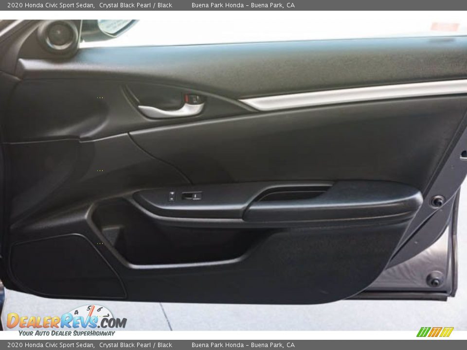 2020 Honda Civic Sport Sedan Crystal Black Pearl / Black Photo #31