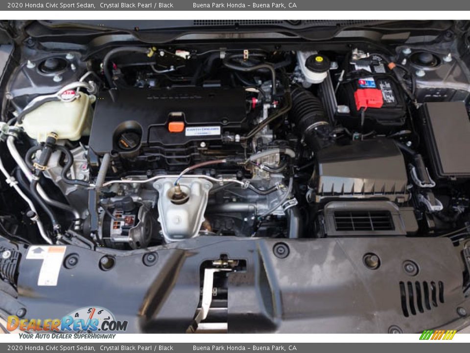 2020 Honda Civic Sport Sedan Crystal Black Pearl / Black Photo #32