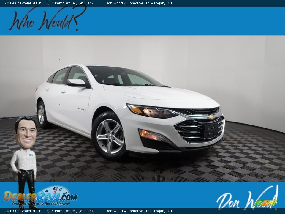 2019 Chevrolet Malibu LS Summit White / Jet Black Photo #1