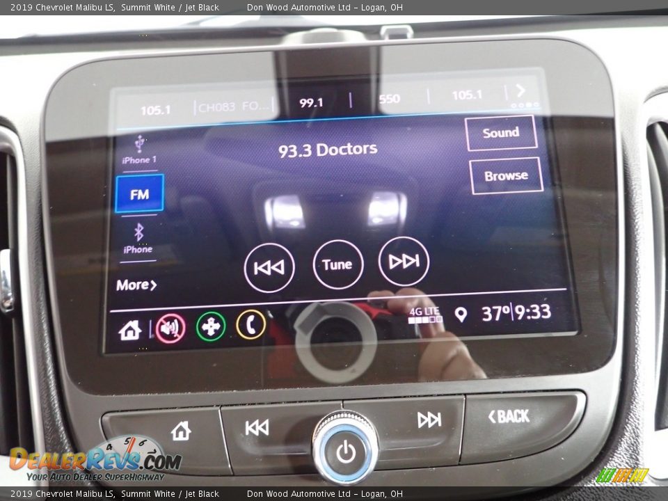 2019 Chevrolet Malibu LS Summit White / Jet Black Photo #2