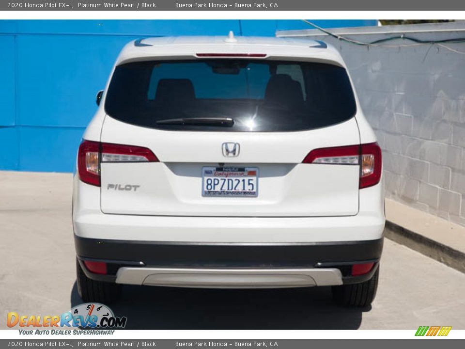 2020 Honda Pilot EX-L Platinum White Pearl / Black Photo #9