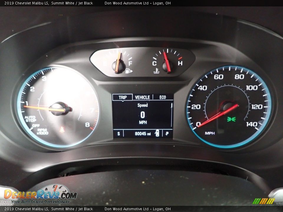 2019 Chevrolet Malibu LS Summit White / Jet Black Photo #19