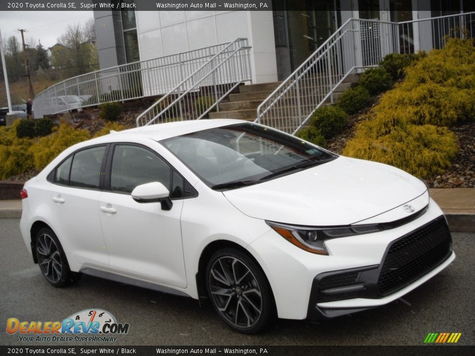 2020 Toyota Corolla SE Super White / Black Photo #1