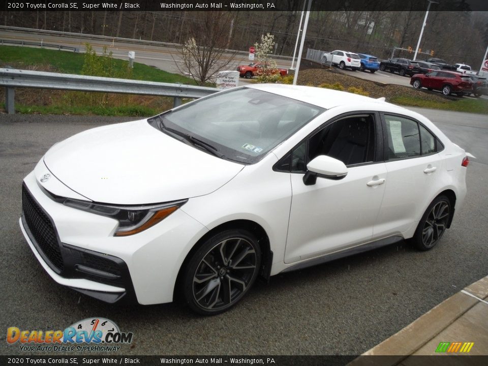 2020 Toyota Corolla SE Super White / Black Photo #12