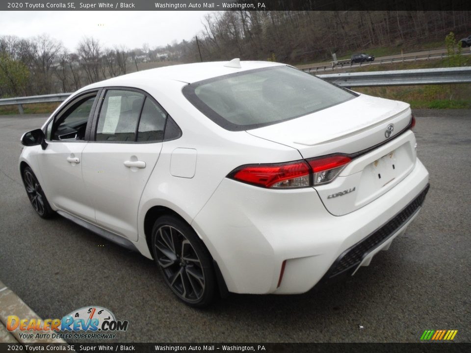 2020 Toyota Corolla SE Super White / Black Photo #14