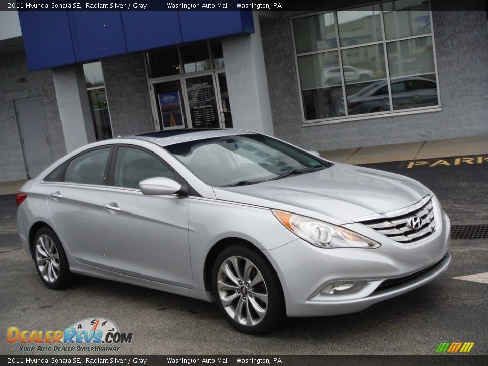 2011 Hyundai Sonata SE Radiant Silver / Gray Photo #1