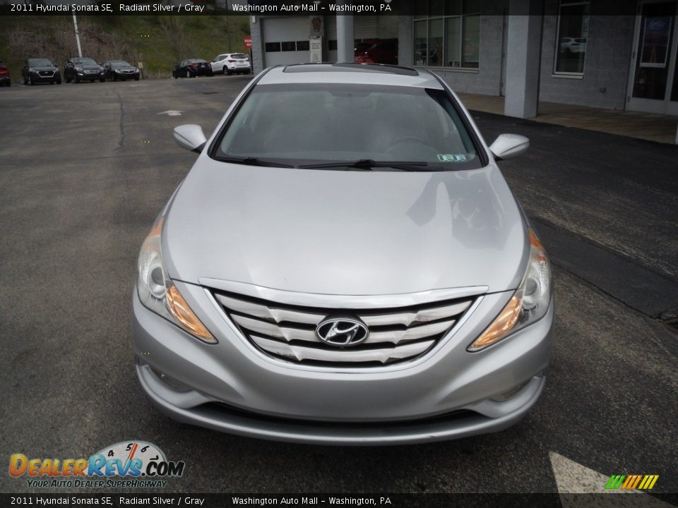 2011 Hyundai Sonata SE Radiant Silver / Gray Photo #5