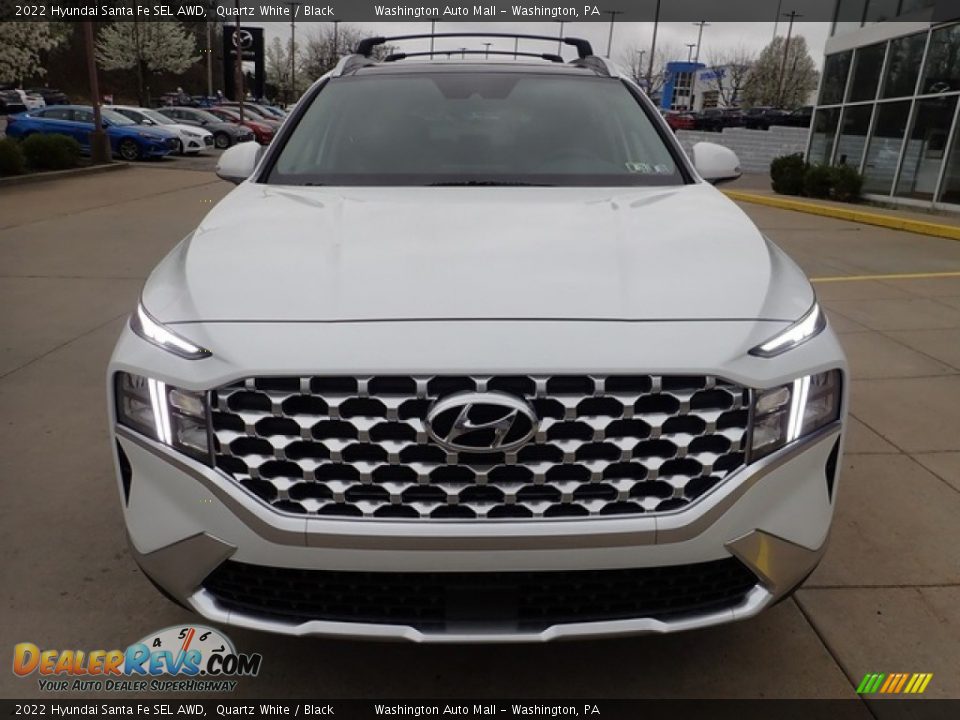 2022 Hyundai Santa Fe SEL AWD Quartz White / Black Photo #8