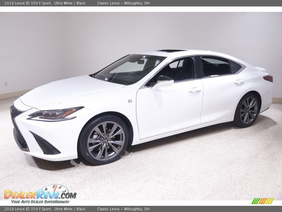 2019 Lexus ES 350 F Sport Ultra White / Black Photo #3