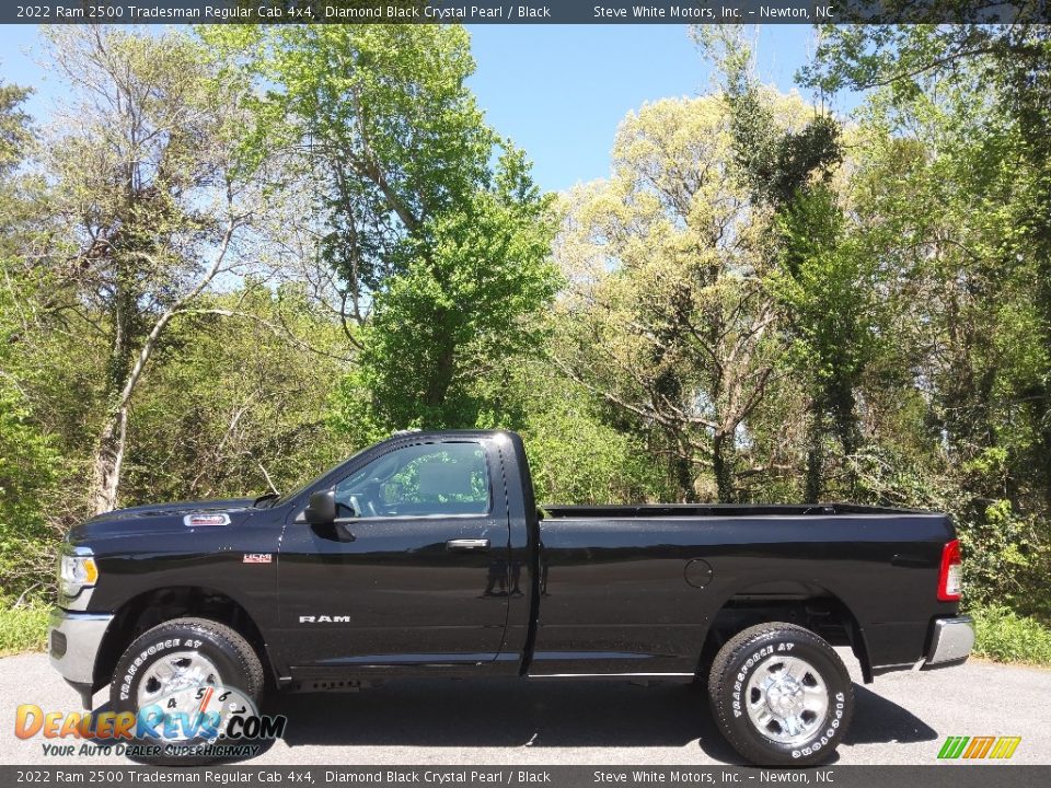 2022 Ram 2500 Tradesman Regular Cab 4x4 Diamond Black Crystal Pearl / Black Photo #1