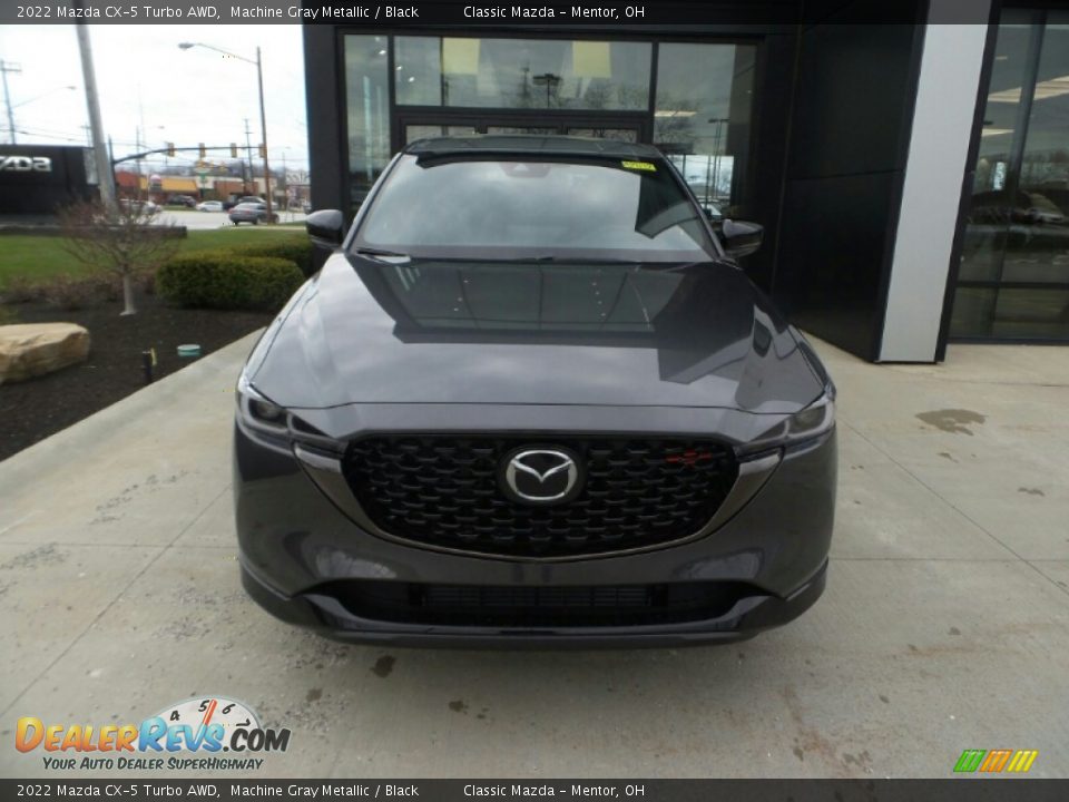 2022 Mazda CX-5 Turbo AWD Machine Gray Metallic / Black Photo #2