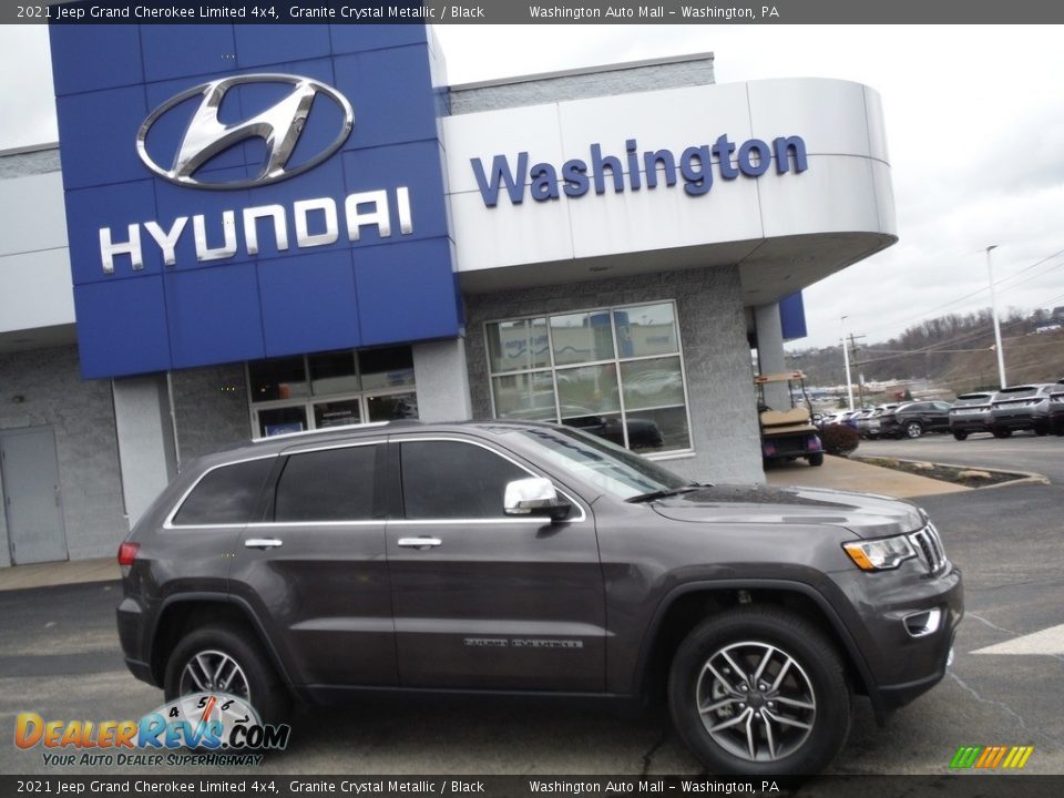 2021 Jeep Grand Cherokee Limited 4x4 Granite Crystal Metallic / Black Photo #2