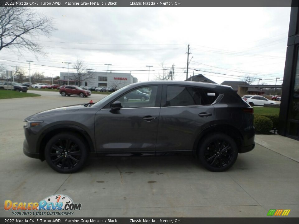 2022 Mazda CX-5 Turbo AWD Machine Gray Metallic / Black Photo #6