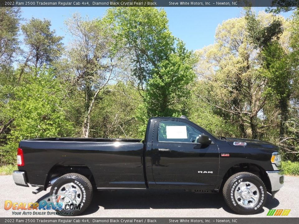 2022 Ram 2500 Tradesman Regular Cab 4x4 Diamond Black Crystal Pearl / Black Photo #5