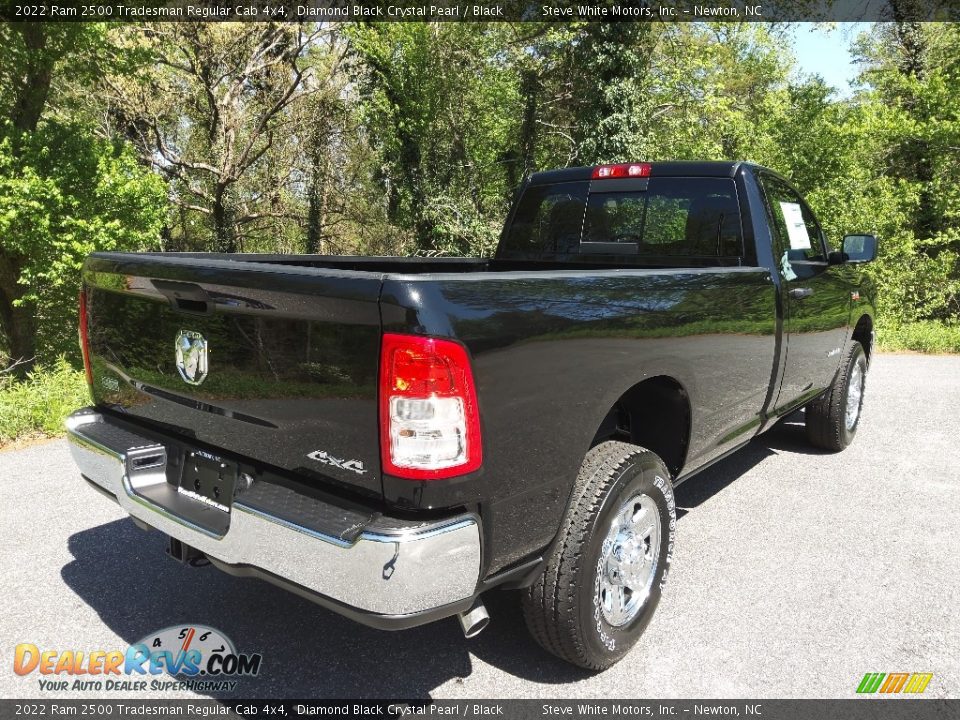 2022 Ram 2500 Tradesman Regular Cab 4x4 Diamond Black Crystal Pearl / Black Photo #6