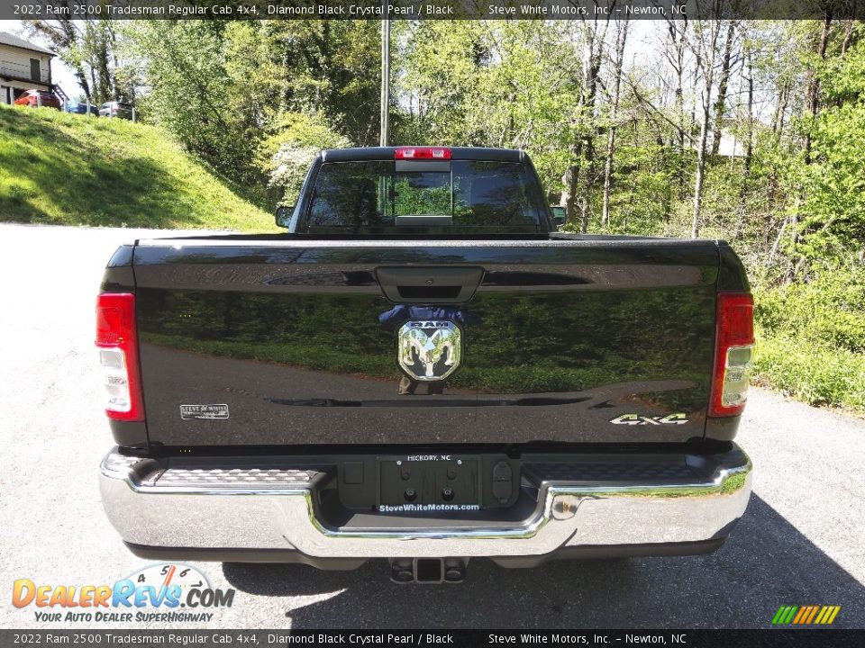 2022 Ram 2500 Tradesman Regular Cab 4x4 Diamond Black Crystal Pearl / Black Photo #7