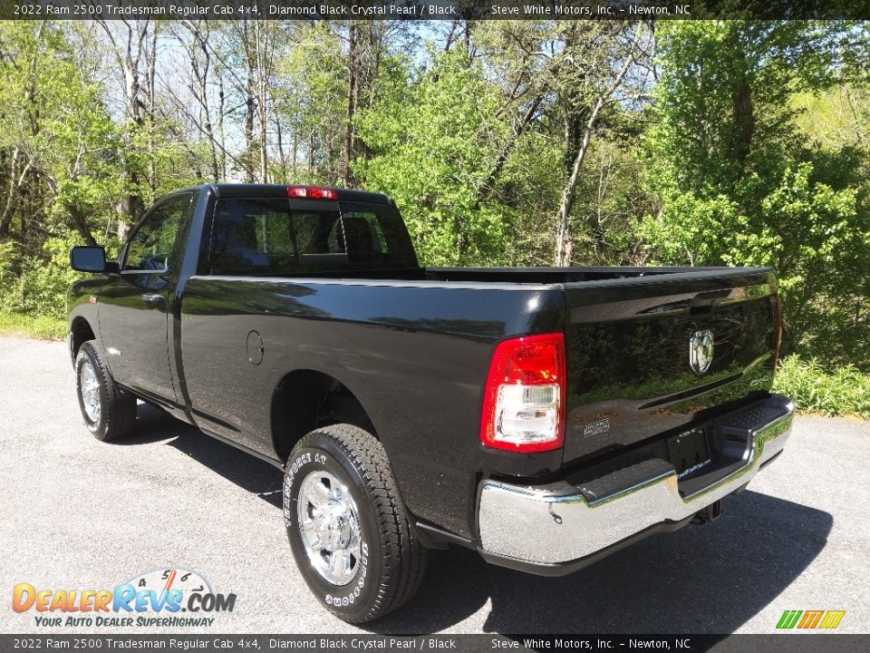 2022 Ram 2500 Tradesman Regular Cab 4x4 Diamond Black Crystal Pearl / Black Photo #9