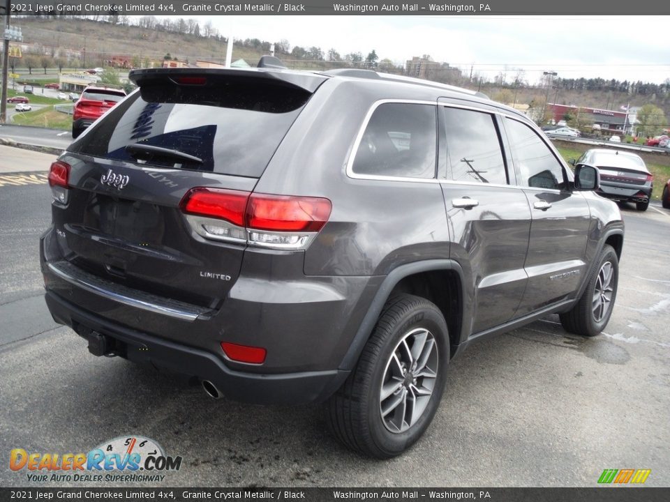 2021 Jeep Grand Cherokee Limited 4x4 Granite Crystal Metallic / Black Photo #12