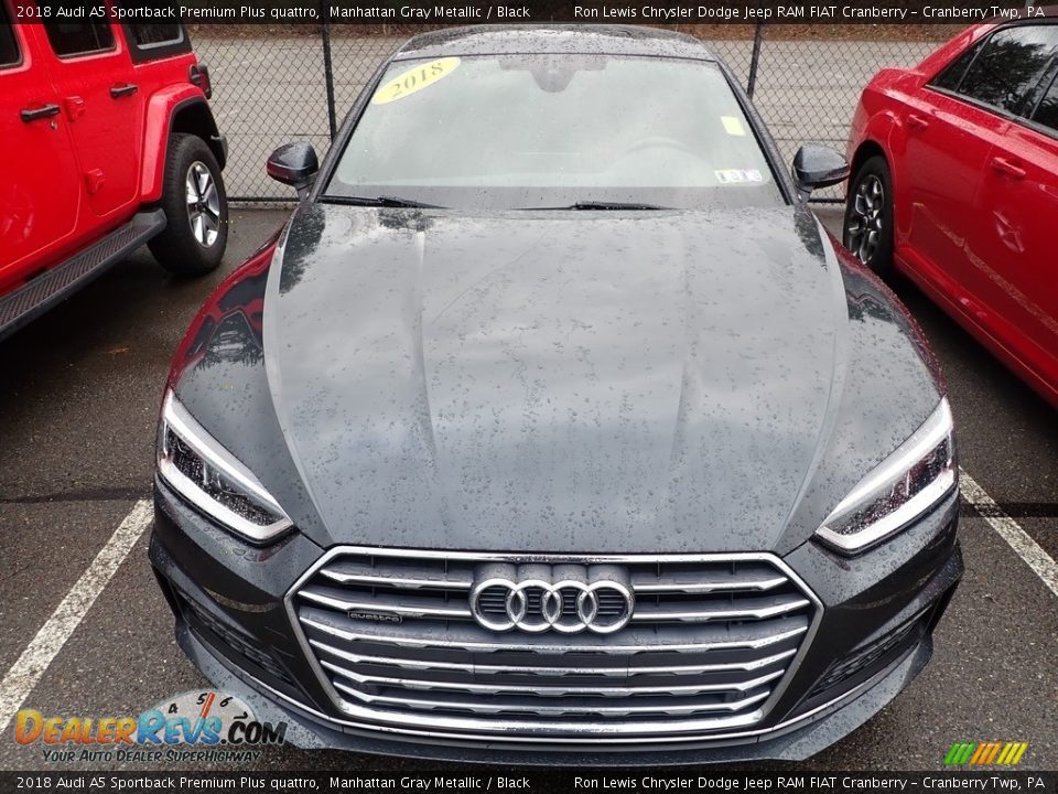 2018 Audi A5 Sportback Premium Plus quattro Manhattan Gray Metallic / Black Photo #2