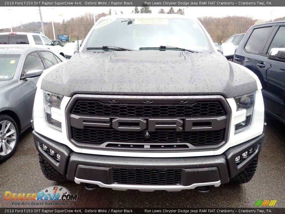 2019 Ford F150 SVT Raptor SuperCrew 4x4 Oxford White / Raptor Black Photo #2