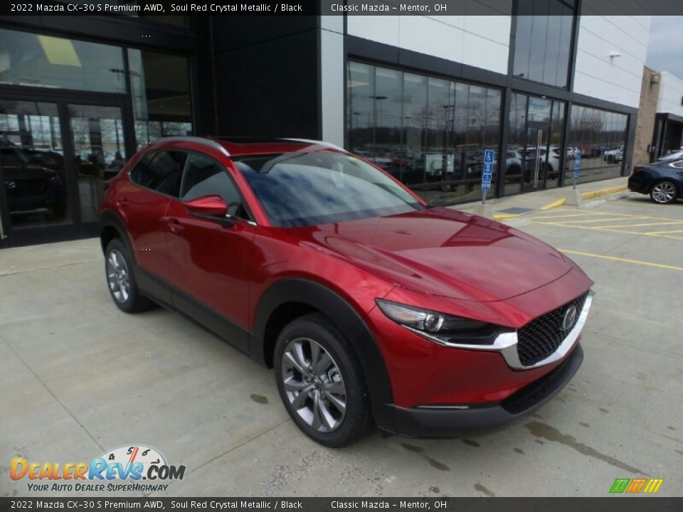 Front 3/4 View of 2022 Mazda CX-30 S Premium AWD Photo #1