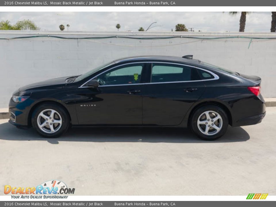 2016 Chevrolet Malibu LS Mosaic Black Metallic / Jet Black Photo #10