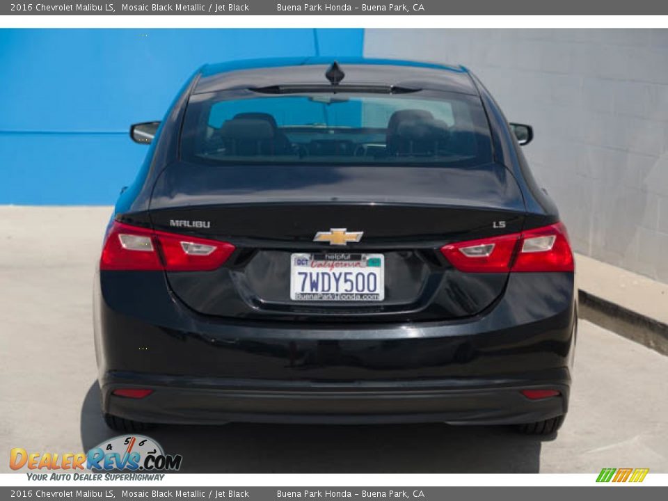 2016 Chevrolet Malibu LS Mosaic Black Metallic / Jet Black Photo #11