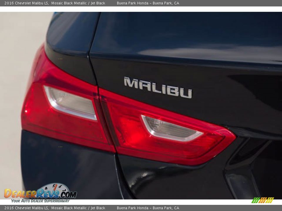 2016 Chevrolet Malibu LS Mosaic Black Metallic / Jet Black Photo #12
